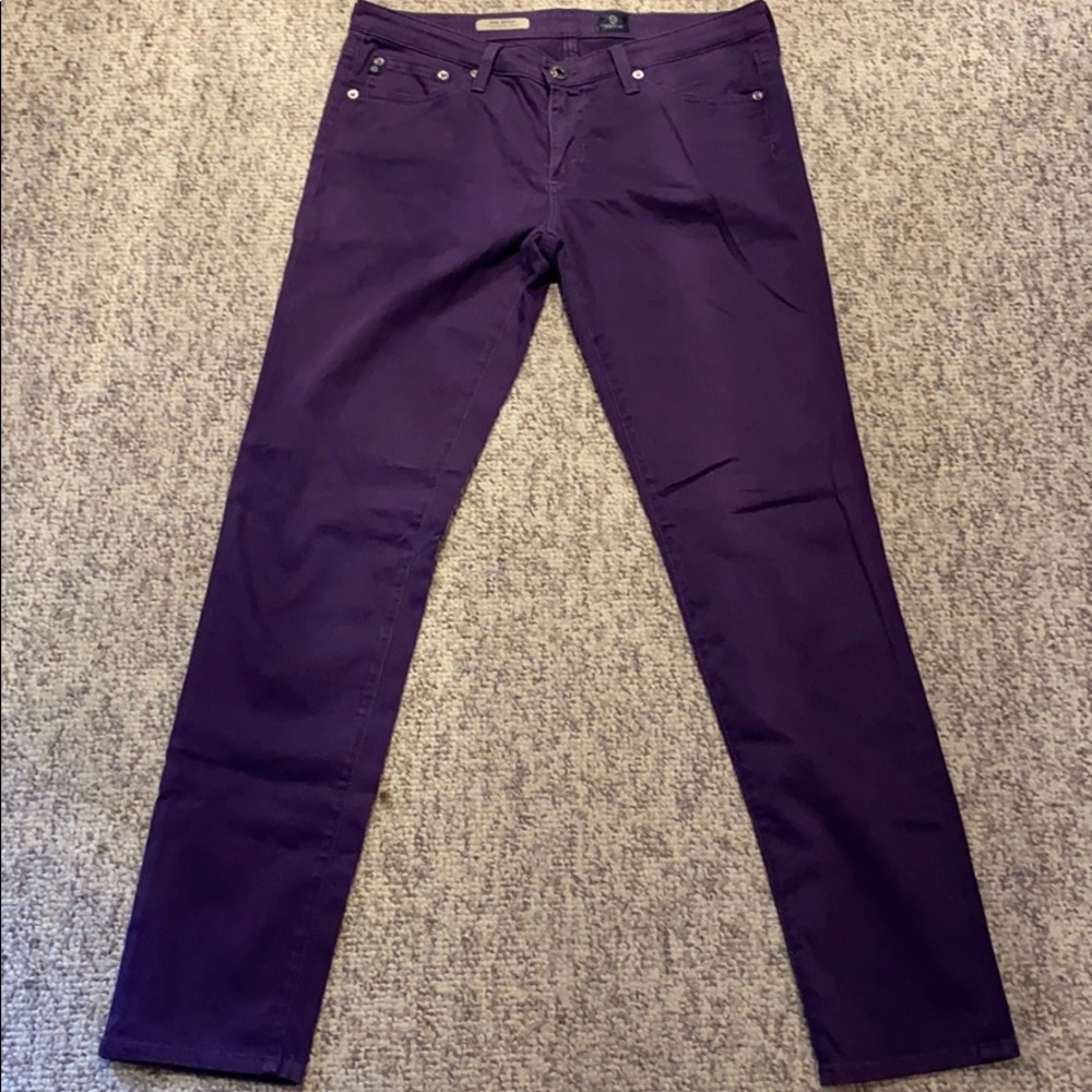 AG jeans, size 30, purple, EUC